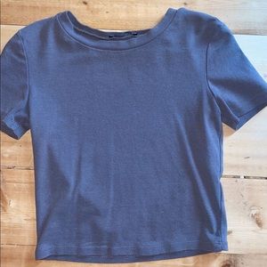 Zara cropped t-shirt